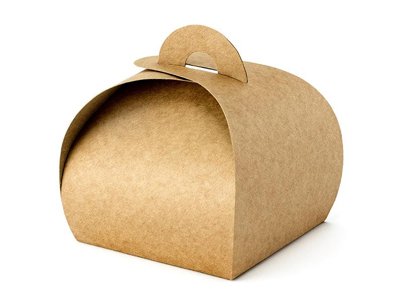 Schachteln, Kraftpapier, 8,5x8,5x7cm (1 VPE / 10 Stk.) - FeierGlanz
